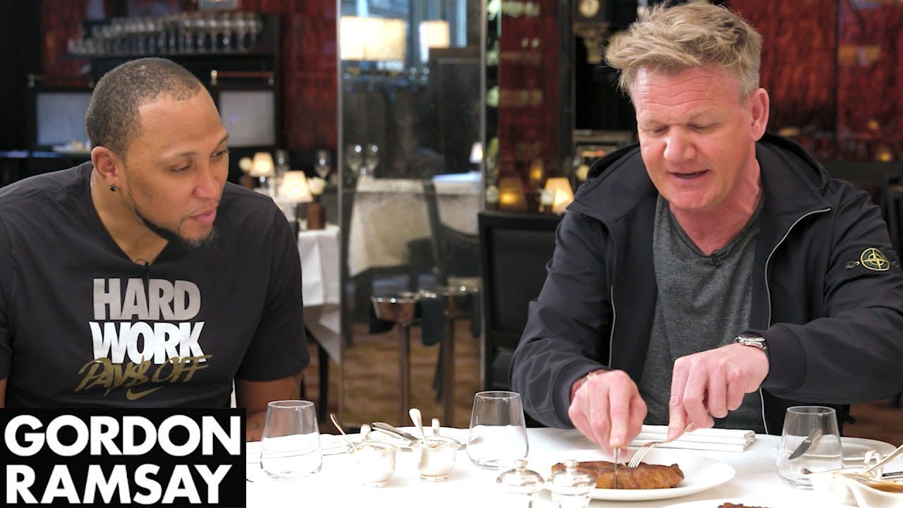 Gordon Ramsay Judges Steaks Cooked By Nba Legends Shawn Marion & Caron 